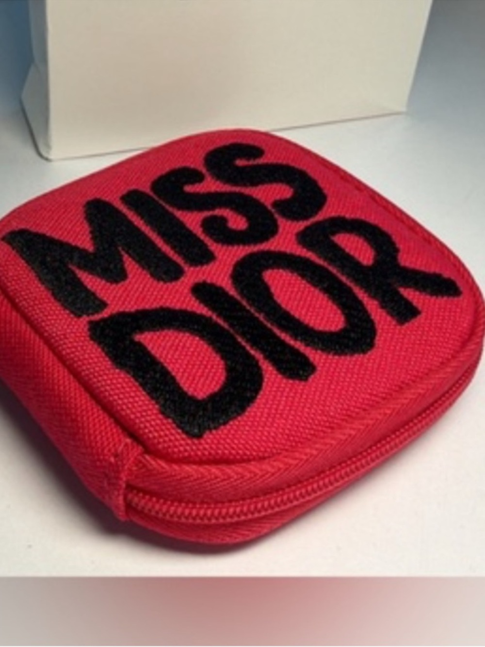 Dior Pink Canvas 'Miss Dior' Coin Pouch.NIB - Picture 4 of 4